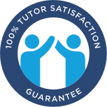 100% tutor satisfaction guarantee seal